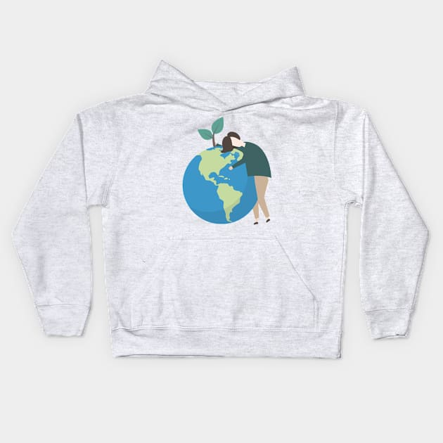 environmentalist Kids Hoodie by SGcreative